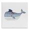 Stupell Industries Captain Whale with Hat Wall Plaque Art Design by Carrie Cantwell